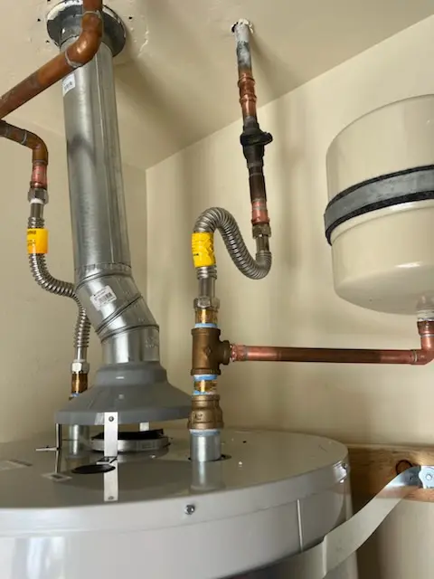 Water heater installation and plumbing repair in Parkland